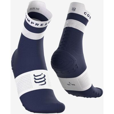 Calcetines Compressport Pro Racing v4.0 Run High azul intenso blanco - 45-48 Calcetines Compressport Pro Racing v4.0 Run High azul intenso blanco - 45-48