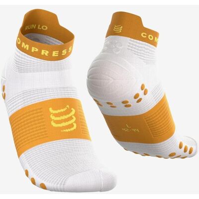 Calcetines Compressport Pro Racing v4.0 Run Low blanco naranja - 35-38 Calcetines Compressport Pro Racing v4.0 Run Low blanco naranja - 35-38