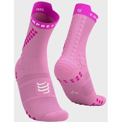 Calcetines Compressport Pro Racing v4.0 Trail rosa intenso - T1 Calcetines Compressport Pro Racing v4.0 Trail rosa intenso - T1