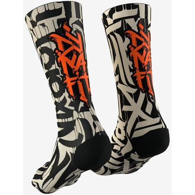 Calcetines Dynafit Trail negro blanco naranja vivo - 35-38 Calcetines Dynafit Trail negro blanco naranja vivo - 35-38