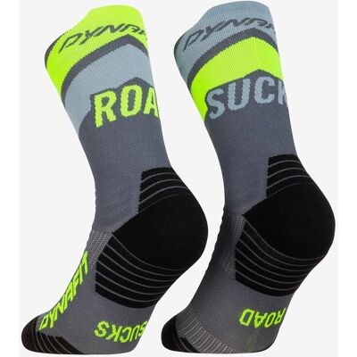 Calcetines Dynafit Ultra Crew gris amarillo - 35-38 Calcetines Dynafit Ultra Crew gris amarillo - 35-38