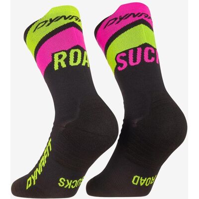 Calcetines Dynafit Ultra Crew negro amarillo fucsia - 35-38 Calcetines Dynafit Ultra Crew negro amarillo fucsia - 35-38