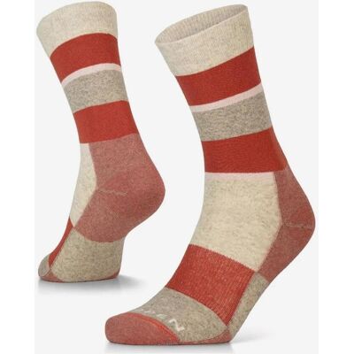 Calcetines Lorpen MLWSC Lifestyle Wool Stripe Crew beige - L Calcetines Lorpen MLWSC Lifestyle Wool Stripe Crew beige - L