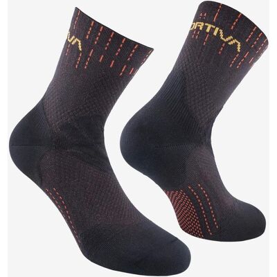 Calcetines La Sportiva Swift Trail negro naranja amarillo - S Calcetines La Sportiva Swift Trail negro naranja amarillo - S