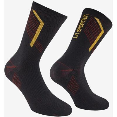 Calcetines La Sportiva Flow Trail negro amarillo - S Calcetines La Sportiva Flow Trail negro amarillo - S