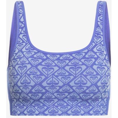 Sujetador Roxy Chill Out Seamless Monogram lila azulado - XS-S Sujetador Roxy Chill Out Seamless Monogram lila azulado - XS-S