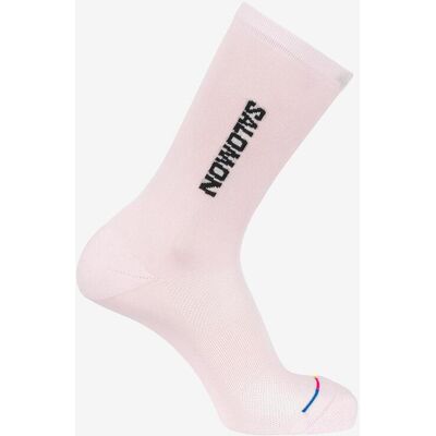 Calcetines Salomon 365 Crew rosa claro negro - L Calcetines Salomon 365 Crew rosa claro negro - L