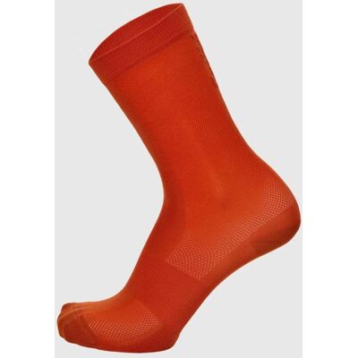 Calcetines Santini Puro naranja teja - M Calcetines Santini Puro naranja teja - M
