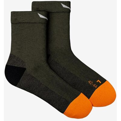Calcetines Salewa MTN TRN AM Quarter verde oscuro naranja - 45-47 Calcetines Salewa MTN TRN AM Quarter verde oscuro naranja - 45-47
