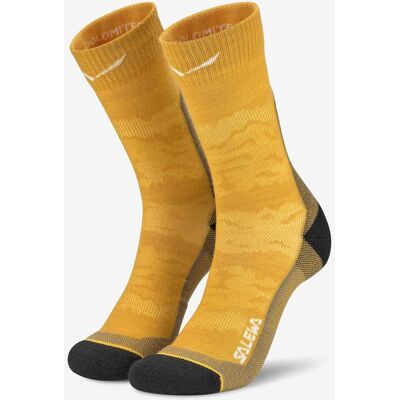 Calcetines Salewa Ortles Merino Crew amarillo mostaza negro mujer - 39-41 Calcetines Salewa Ortles Merino Crew amarillo mostaza negro mujer - 39-41