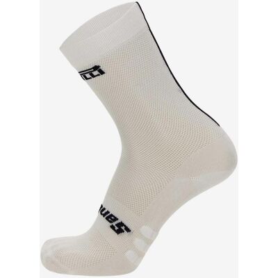 Calcetines Santini X Pirelli Sport Club blanco - XS-S Calcetines Santini X Pirelli Sport Club blanco - XS-S