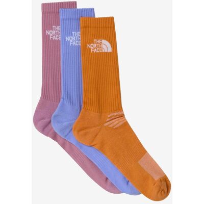 Calcetines The North Face Multisport Cush Crew rosa violeta naranja (3 pares) - M Calcetines The North Face Multisport Cush Crew rosa violeta naranja (3 pares) - M