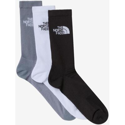 Calcetines The North Face Multi Sport Mountain Athletics Cush Crew gris blanco negro (3 pares) - M Calcetines The North Face Multi Sport Mountain Athletics Cush Crew gris blanco negro (3 pares) - M