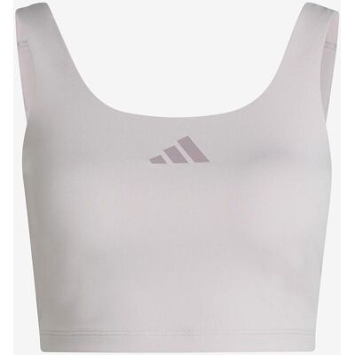 Top adidas Optimé rosa claro beige mujer - M Top adidas Optimé rosa claro beige mujer - M