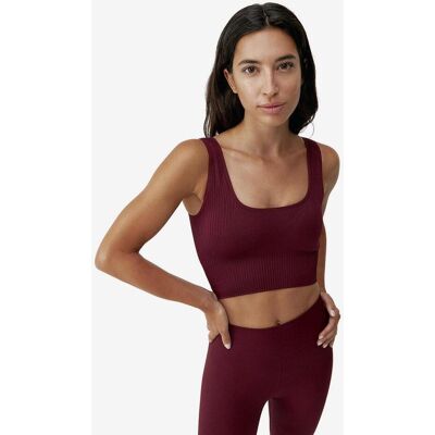 Sujetador Born Living Yoga Yami rojo oscuro - L Sujetador Born Living Yoga Yami rojo oscuro - L