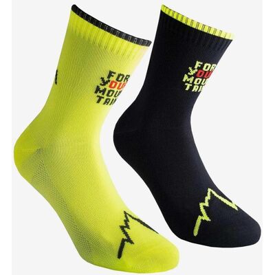 Calcetines La Sportiva For Your Mountain negro amarillo - S Calcetines La Sportiva For Your Mountain negro amarillo - S