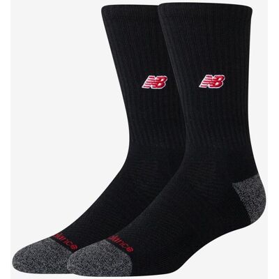 Calcetines New Balance Active NB Premium Crew negro puro (2 pares) - S Calcetines New Balance Active NB Premium Crew negro puro (2 pares) - S