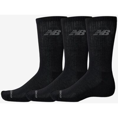 Calcetines New Balance Performance Basic Crew negro puro gris (3 pares) - L Calcetines New Balance Performance Basic Crew negro puro gris (3 pares) - L