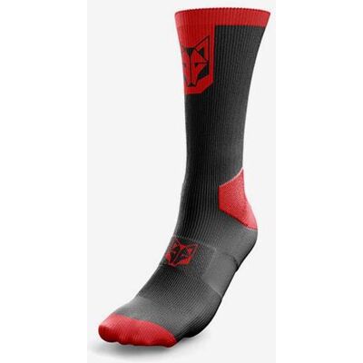 Calcetines Otso Cycling High Cut rojo negro - XS-S Calcetines Otso Cycling High Cut rojo negro - XS-S