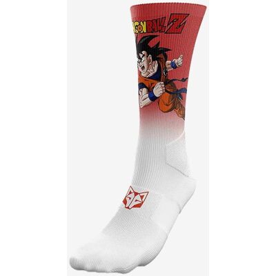 Calcetines Otso Sublimados Dragon Ball Z Goku Shenron rojo blanco - XS-S Calcetines Otso Sublimados Dragon Ball Z Goku Shenron rojo blanco - XS-S