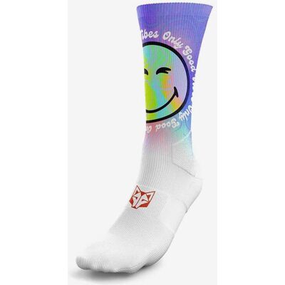 Calcetines Otso Smiley Vibes azul lila - XS-S Calcetines Otso Smiley Vibes azul lila - XS-S