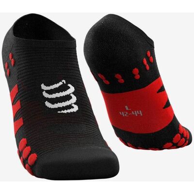 Calcetines Compressport No Show negro rojo - T1 Calcetines Compressport No Show negro rojo - T1