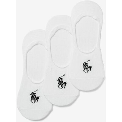 Calcetines Ralph Lauren No-Show (3 pares) blanco Calcetines Ralph Lauren No-Show (3 pares) blanco