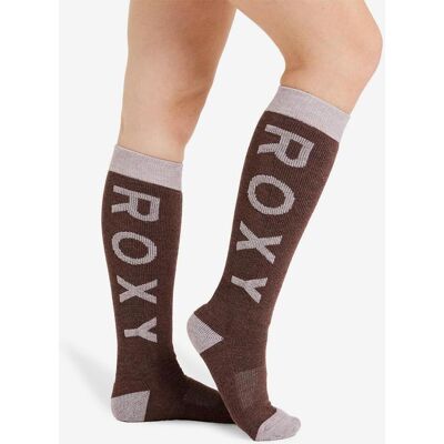 Calcetines Roxy Shred Time marrón mujer - S-M Calcetines Roxy Shred Time marrón mujer - S-M