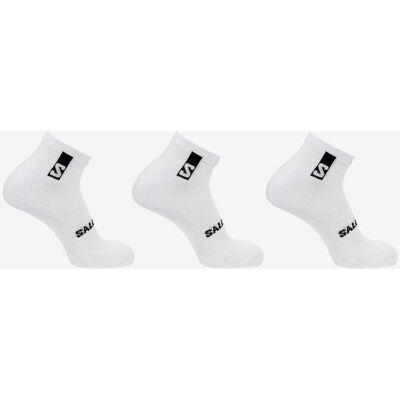Salomon Everyday tobillo 3-pack blanco - Calcetines Salomon Everyday tobillo 3-pack blanco - Calcetines