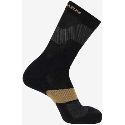 Calcetines Salomon X Ultra Crew negro marrón claro - L Calcetines Salomon X Ultra Crew negro marrón claro - L