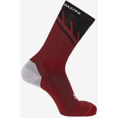 Calcetines Salomon Speedcross Crew rojo granate negro - S Calcetines Salomon Speedcross Crew rojo granate negro - S