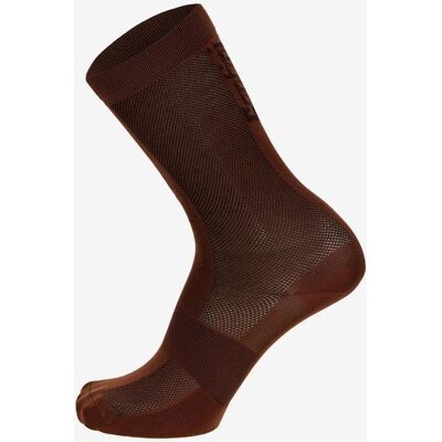 Calcetines Santini Puro marrón cacao - M-L Calcetines Santini Puro marrón cacao - M-L
