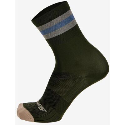Calcetines Santini Bengal verde oscuro - XS Calcetines Santini Bengal verde oscuro - XS
