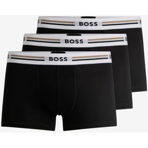 Bóxer BOSS Trunk Revive negro puro blanco (3 unidades) - S Bóxer BOSS Trunk Revive negro puro blanco (3 unidades) - S