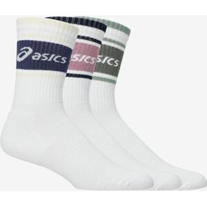 Calcetines ASICS Logo Crew (3 pares) blanco azul rosa verde - S Calcetines ASICS Logo Crew (3 pares) blanco azul rosa verde - S