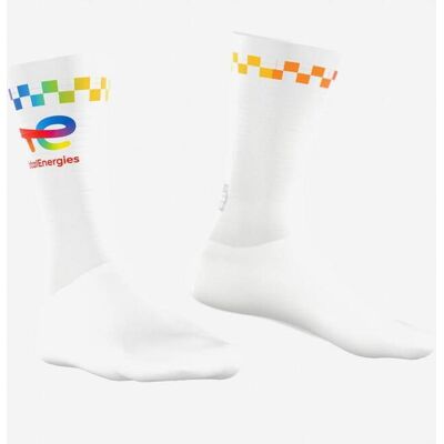 Bioracer Calcetines Team TotalEnergies 2026 Technical blanco - L Bioracer Calcetines Team TotalEnergies 2026 Technical blanco - L