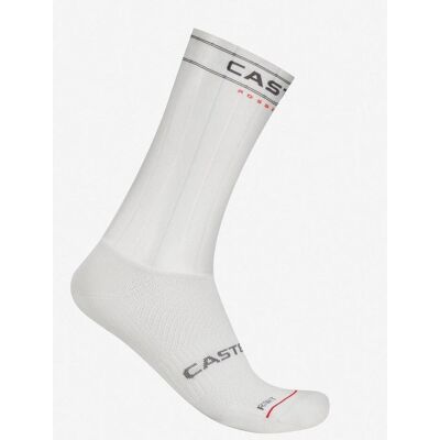Calcetines Castelli Fast Feet 4 Rosso Corsa blanco - L-XL Calcetines Castelli Fast Feet 4 Rosso Corsa blanco - L-XL