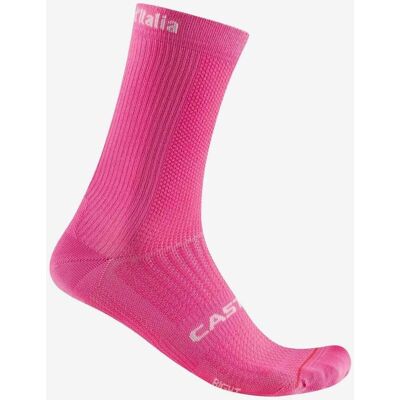 Castelli Calcetines Giro d'Italia 2026 Logo 18 rosa - XXL Castelli Calcetines Giro d'Italia 2026 Logo 18 rosa - XXL