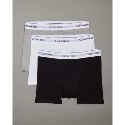 Bóxer Calvin Klein Icon Cotton Stretch negro blanco gris (3 unidades) - 3XL Bóxer Calvin Klein Icon Cotton Stretch negro blanco gris (3 unidades) - 3XL