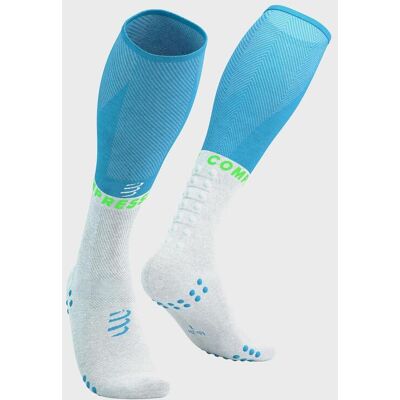 Calcetines Compressport Oxygen azul vivo blanco - T1 Calcetines Compressport Oxygen azul vivo blanco - T1