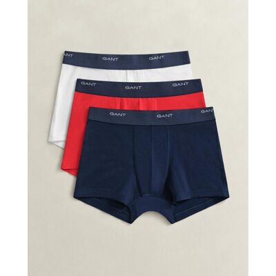 Bóxer Gant Core Trunk azul rojo blanco (3 unidades) - S Bóxer Gant Core Trunk azul rojo blanco (3 unidades) - S