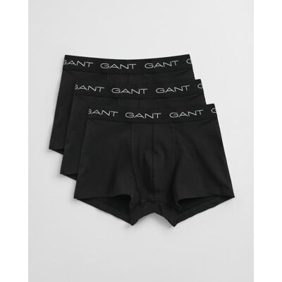 Bóxer Gant Trunk negro puro (3 unidades) - S Bóxer Gant Trunk negro puro (3 unidades) - S