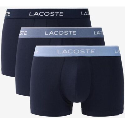 Bóxer Lacoste Stretch Cotton azul marino celeste (3 unidades) - S Bóxer Lacoste Stretch Cotton azul marino celeste (3 unidades) - S