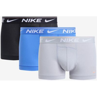Bóxer Nike Trunk Sport Logo gris azul negro (3 unidades) - XL Bóxer Nike Trunk Sport Logo gris azul negro (3 unidades) - XL