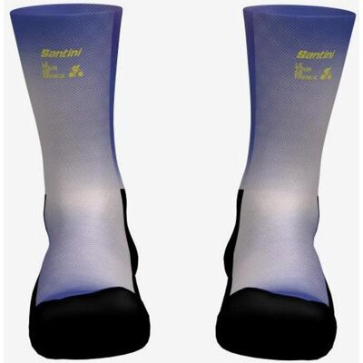 Santini Calcetines Tour de France 2026 Alpe d'Huez azul - M-L Santini Calcetines Tour de France 2026 Alpe d'Huez azul - M-L