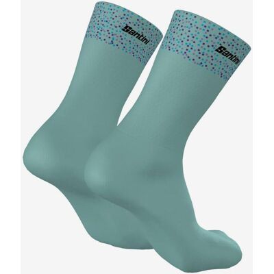 Santini Calcetines Trek Factory Racing 2026 azul turquesa - M Santini Calcetines Trek Factory Racing 2026 azul turquesa - M
