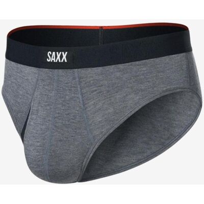 Slip SAXX Vibe Xtra Brief Fly gris - XL Slip SAXX Vibe Xtra Brief Fly gris - XL