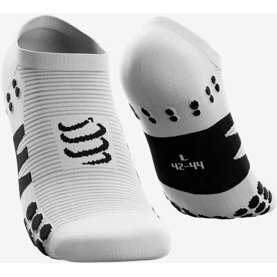 Calcetines Compressport No Show blanco negro - T1 Calcetines Compressport No Show blanco negro - T1