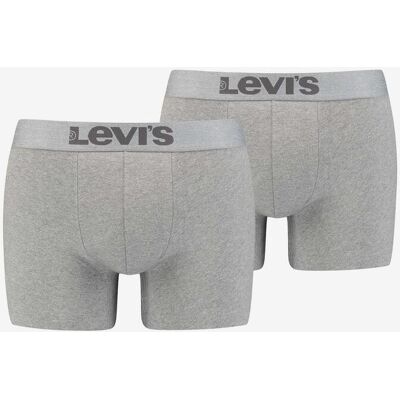Levis Bóxer Levi's Melange Organic Cotton gris (2 unidades) - S Levis Bóxer Levi's Melange Organic Cotton gris (2 unidades) - S