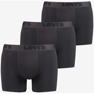 Levis Bóxer Levi's Premium Solid negro (3 unidades) - S Levis Bóxer Levi's Premium Solid negro (3 unidades) - S